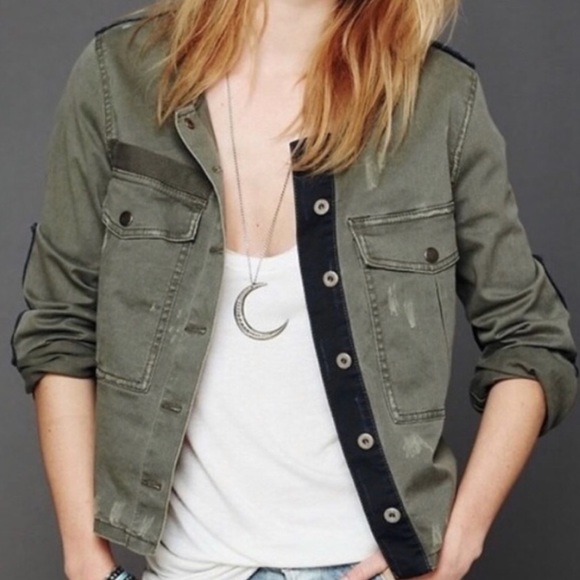 Free People Jackets & Blazers - 🏆HP🏆Free People Military Lou Jacket